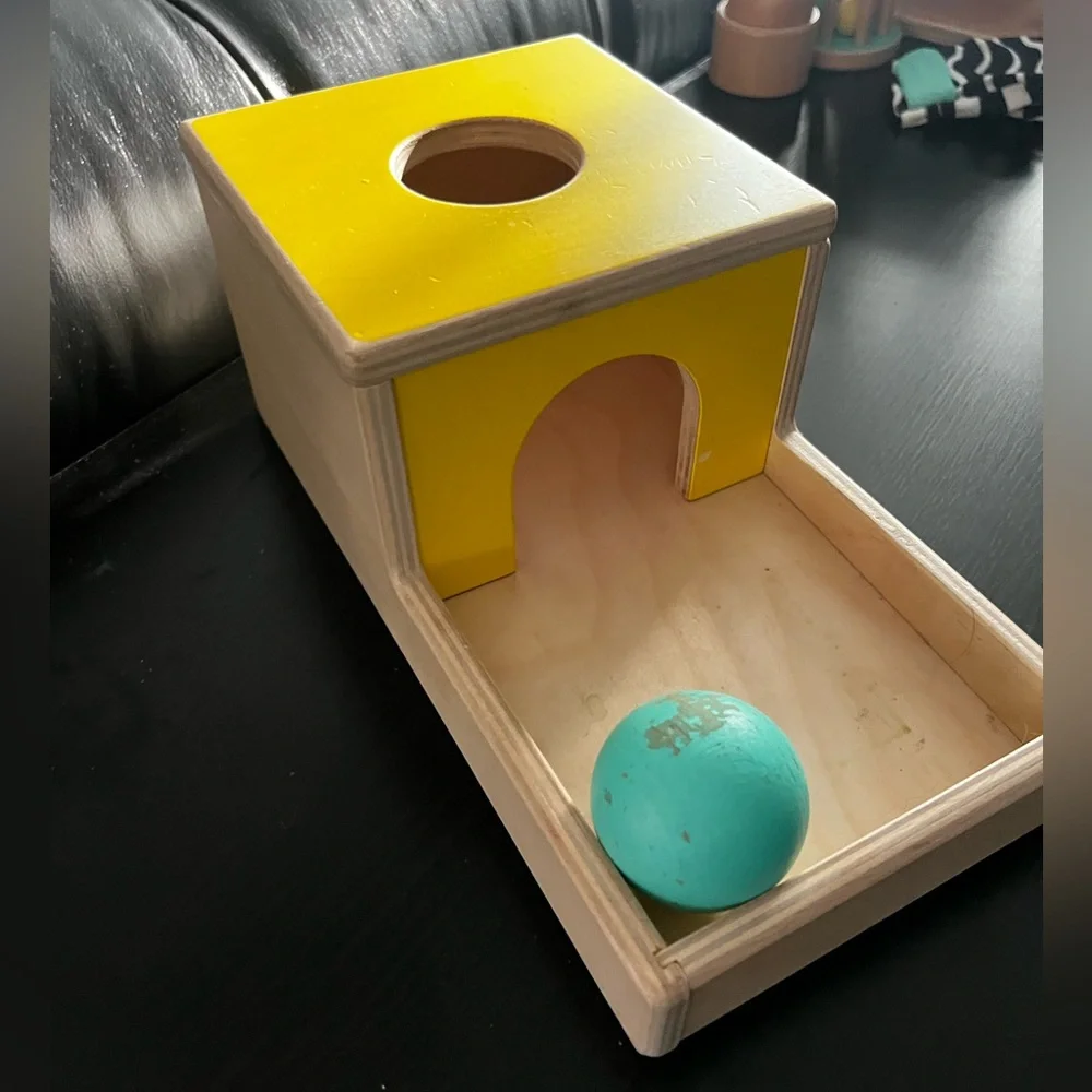 Lovevery Ball Drop Box from Inspector 7-8 Month Play Kit